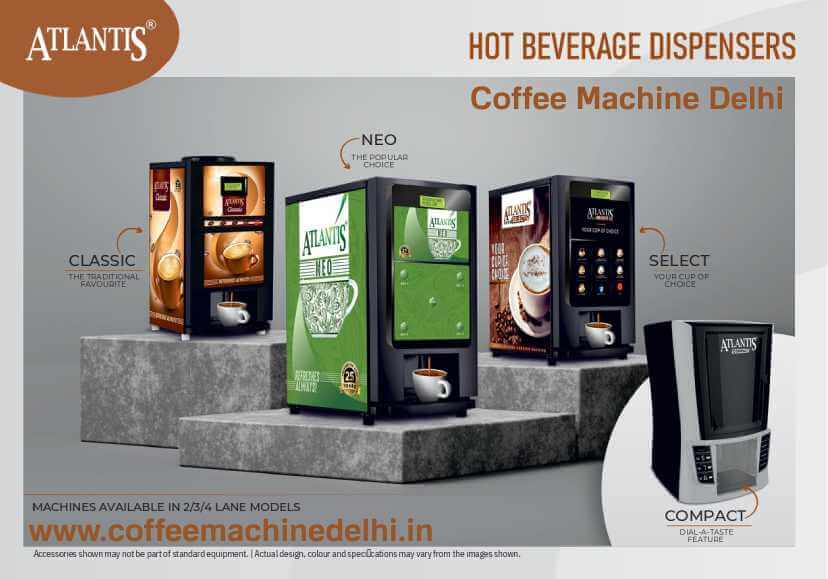 Atlantis Select 8 Beverage Option Tea Coffee Machine Services Delh