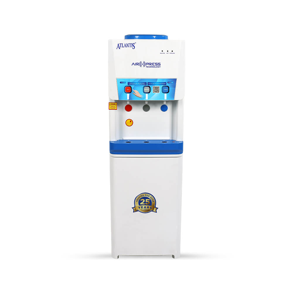 Atlantis Air Press Touchless Hot Normal and Cold Floor Standing Water Dispenser Delhi
